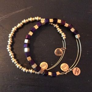 Pair of Alex and Ani bracelets